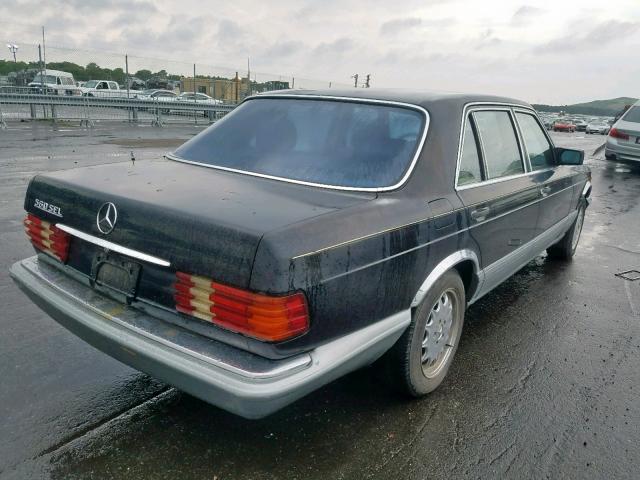 WDBCA3905GA244974 - 1986 MERCEDES-BENZ 560 BLACK photo 4