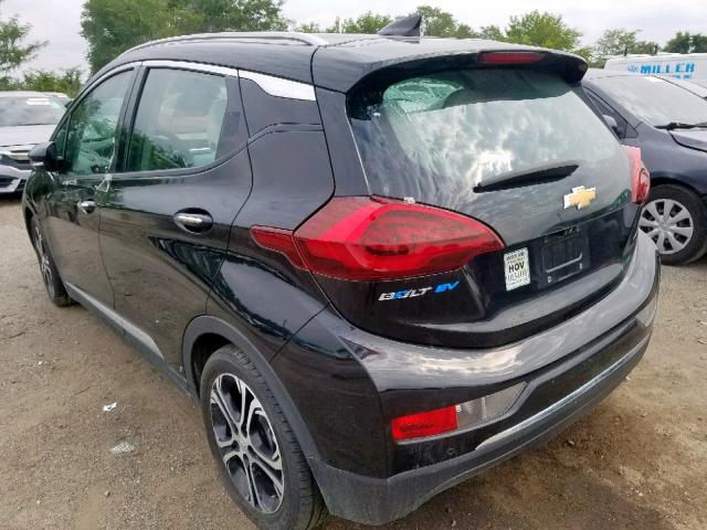 1G1FX6S00H4125468 - 2017 CHEVROLET BOLT EV PR BLACK photo 3