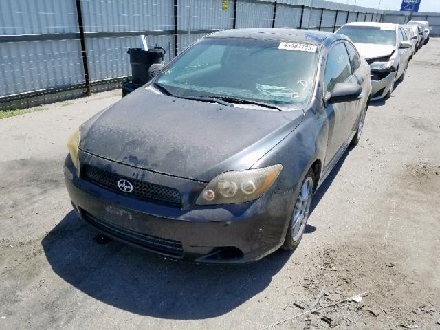JTKDE167780254337 - 2008 TOYOTA SCION TC შავი ფოტო 2