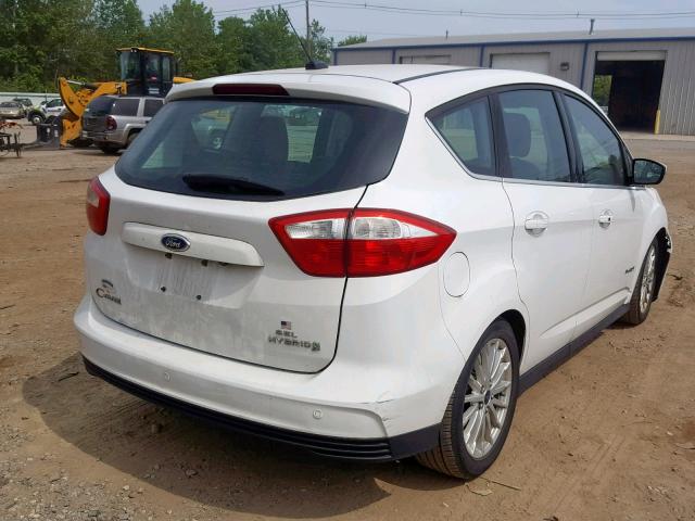 1FADP5BUXDL534238 - 2013 FORD C-MAX SEL WHITE photo 4