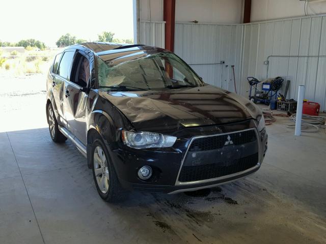 JA4JT5AX9CU001417 - 2012 MITSUBISHI OUTLANDER BLACK photo 1