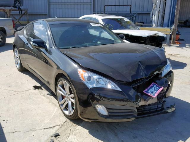 KMHHU6KHXAU007461 - 2010 HYUNDAI GENESIS CO BLACK photo 1