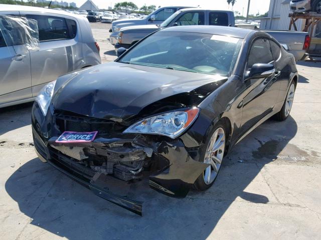 KMHHU6KHXAU007461 - 2010 HYUNDAI GENESIS CO BLACK photo 2