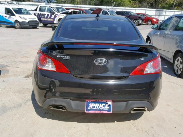 KMHHU6KHXAU007461 - 2010 HYUNDAI GENESIS CO BLACK photo 9