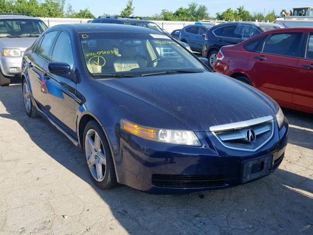 19UUA662X6A051035 - 2006 ACURA 3.2TL BLUE photo 1