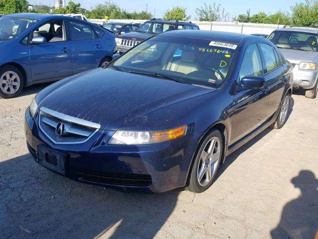 19UUA662X6A051035 - 2006 ACURA 3.2TL BLUE photo 2