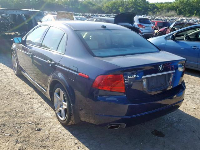 19UUA662X6A051035 - 2006 ACURA 3.2TL BLUE photo 3