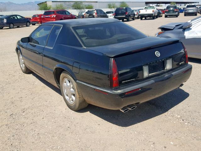 1G6ET1290YU142855 - 2000 CADILLAC ELDORADO T BLACK photo 3