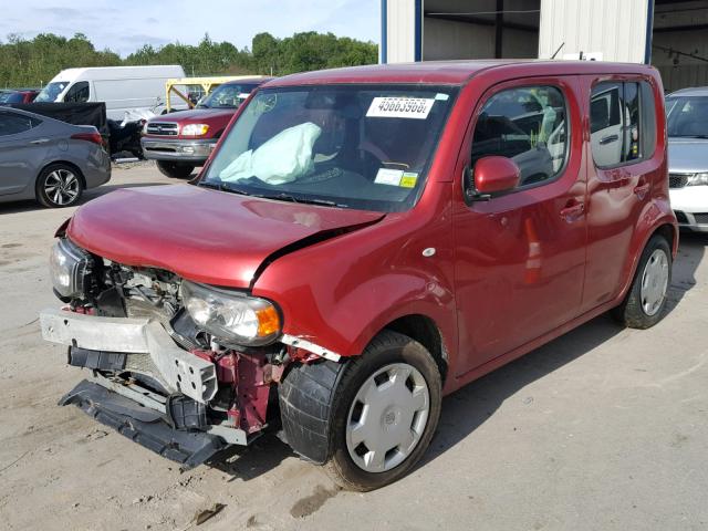 JN8AZ2KR0AT159803 - 2010 NISSAN CUBE BASE RED photo 2