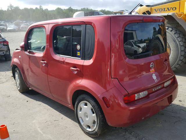 JN8AZ2KR0AT159803 - 2010 NISSAN CUBE BASE RED photo 3