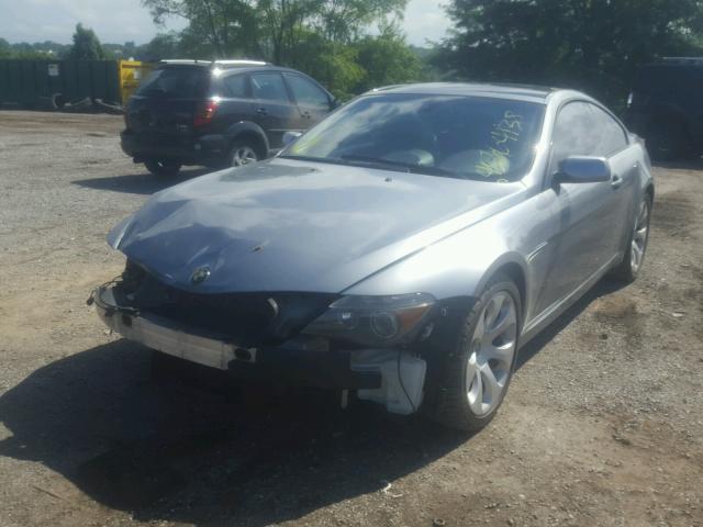 WBAEH73484B215171 - 2004 BMW 645 CI AUT GRAY photo 2