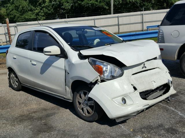 ML32A4HJ4FH007119 - 2015 MITSUBISHI MIRAGE ES WHITE photo 1