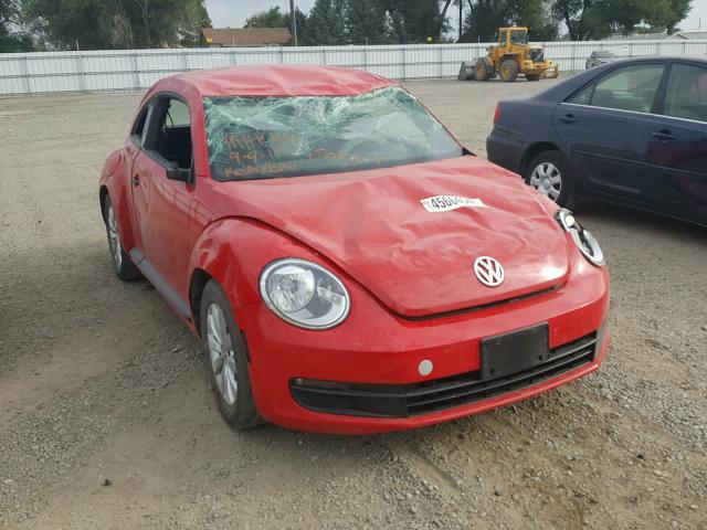 3VWFP7AT6EM623387 - 2014 VOLKSWAGEN BEETLE RED photo 1