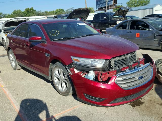 1FAHP2E81EG108656 - 2014 FORD TAURUS SEL MAROON photo 1