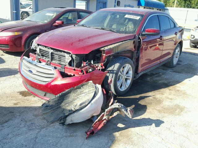 1FAHP2E81EG108656 - 2014 FORD TAURUS SEL MAROON photo 2