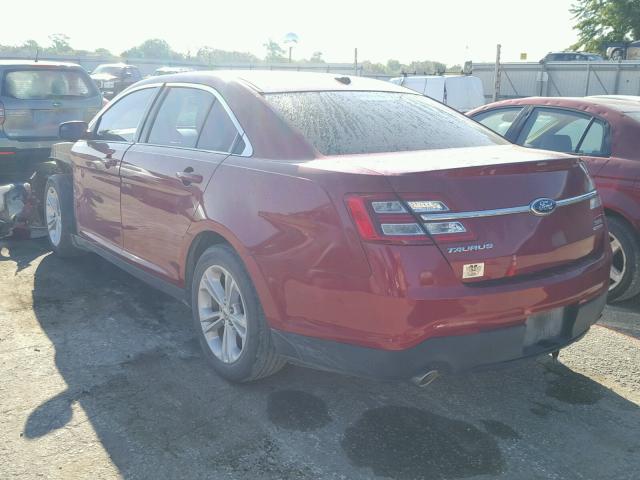 1FAHP2E81EG108656 - 2014 FORD TAURUS SEL MAROON photo 3