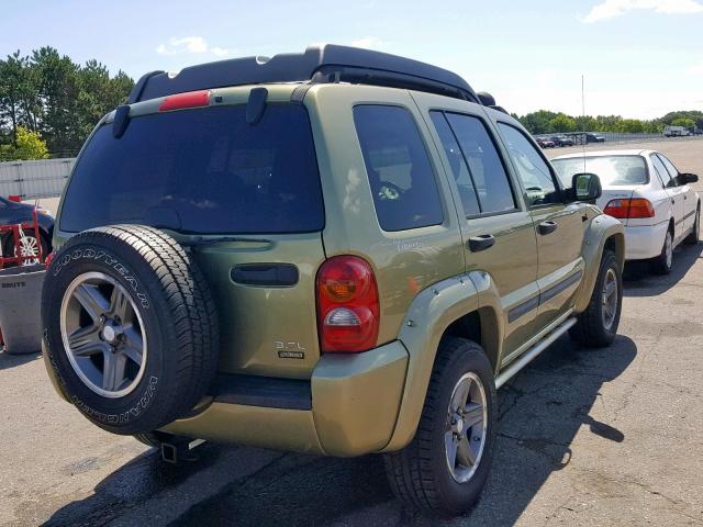 1J4GK38K64W183644 - 2004 JEEP LIBERTY RE GREEN photo 4