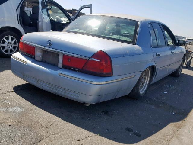 2MEFM75W7YX665641 - 2000 MERCURY GRAND MARQ BLUE photo 4