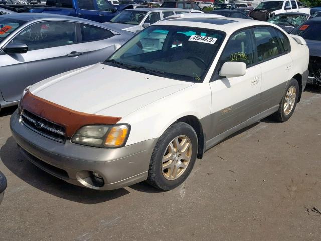 4S3BE686117216289 - 2001 SUBARU LEGACY OUT WHITE photo 2