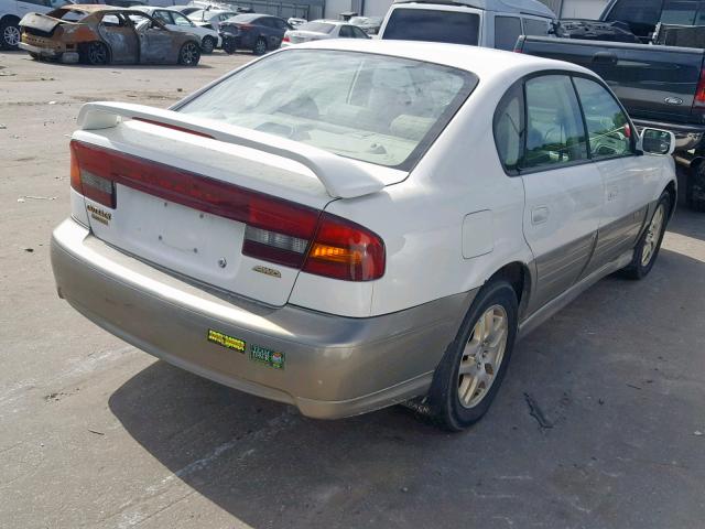 4S3BE686117216289 - 2001 SUBARU LEGACY OUT WHITE photo 4