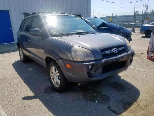 KM8JN12D97U666297 - 2007 HYUNDAI TUCSON SE GRAY photo 1