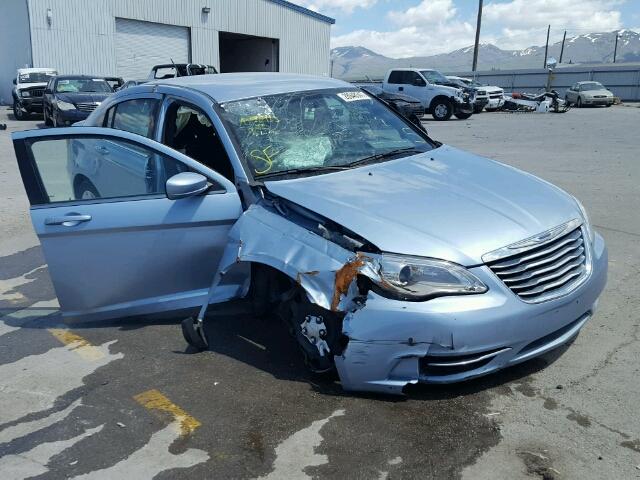 1C3CCBAB7CN319746 - 2012 CHRYSLER 200 LX BLUE photo 1