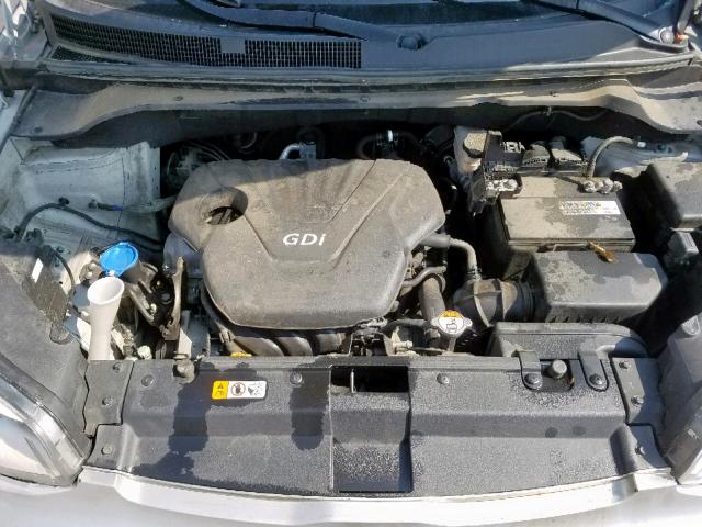 KNDJN2A24F7753435 - 2015 KIA SOUL SILVER photo 7