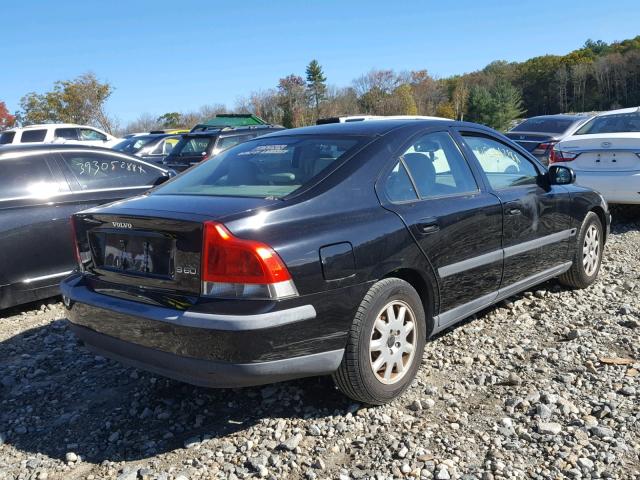 YV1RS61R522114045 - 2002 VOLVO S60 BLACK photo 4