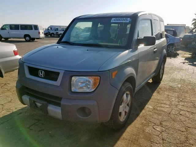 5J6YH28504L026314 - 2004 HONDA ELEMENT EX BEIGE photo 2