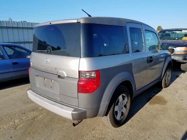 5J6YH28504L026314 - 2004 HONDA ELEMENT EX BEIGE photo 4