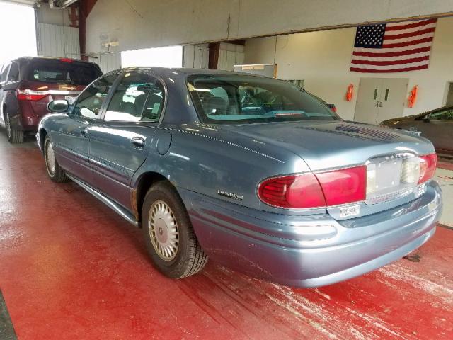 1G4HP54K1YU355640 - 2000 BUICK LESABRE CU BLUE photo 3