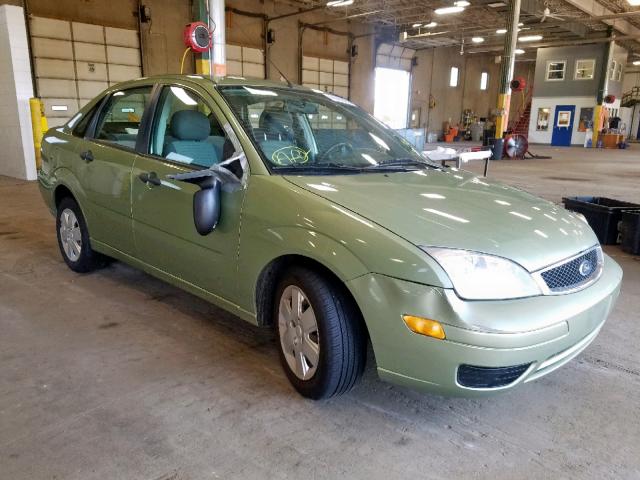 1FAHP34N57W361002 - 2007 FORD FOCUS ZX4 GREEN photo 1