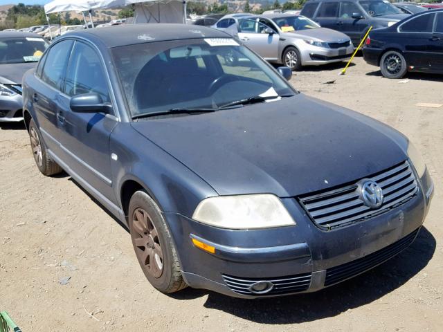 WVWPH63B71P135122 - 2001 VOLKSWAGEN PASSAT GLS GRAY photo 1