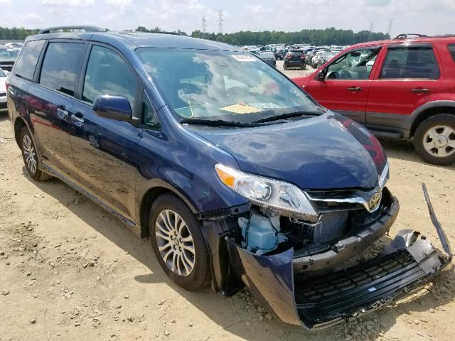 5TDYZ3DC1KS978795 - 2019 TOYOTA SIENNA LIM BLUE photo 1