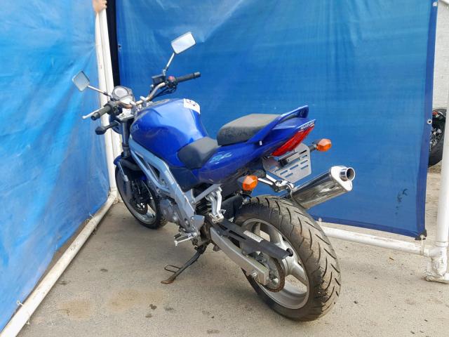 JS1VP53A332105296 - 2003 SUZUKI SV650 BLUE photo 3