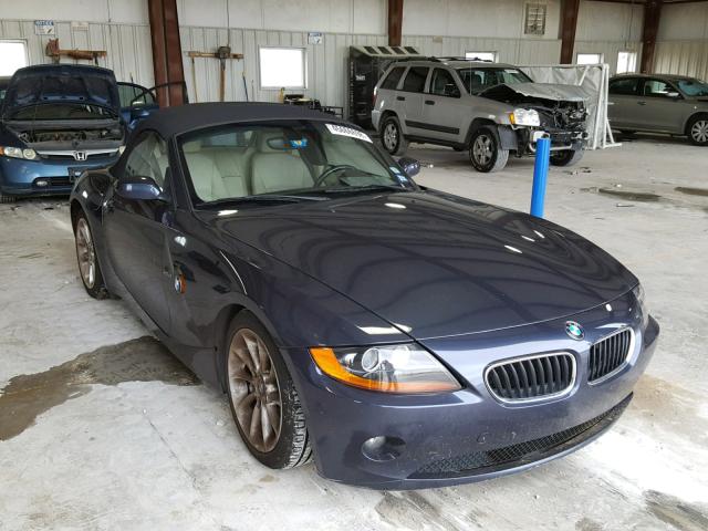 4USBT33473LS45553 - 2003 BMW Z4 2.5 BLUE photo 1