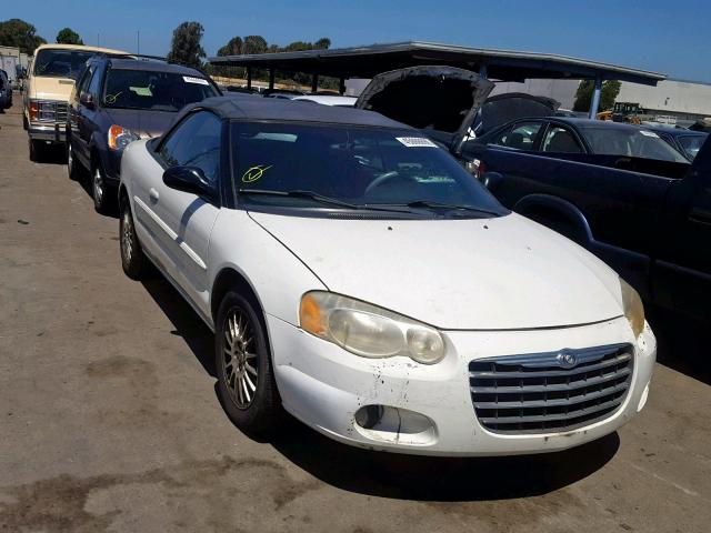 1C3EL55R45N567196 - 2005 CHRYSLER SEBRING TO WHITE photo 1