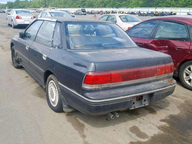 JF1BC6323NK604112 - 1992 SUBARU LEGACY L BLACK photo 3