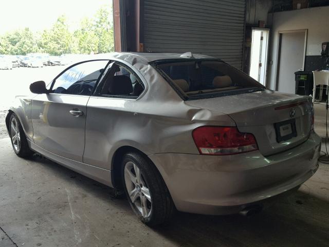 WBAUP7C57DVP24416 - 2013 BMW 128 I TAN photo 3