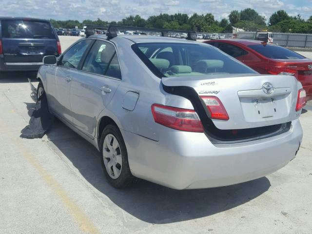 4T1BE46K97U069312 - 2007 TOYOTA CAMRY NEW SILVER photo 3