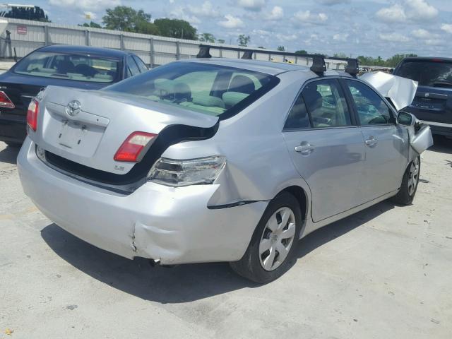 4T1BE46K97U069312 - 2007 TOYOTA CAMRY NEW SILVER photo 4