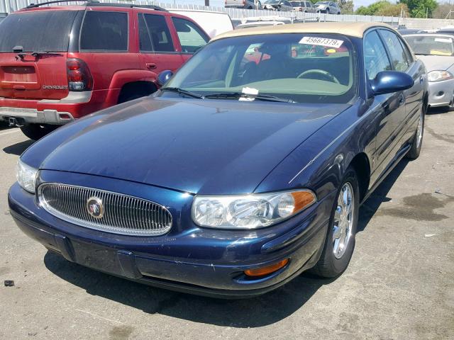 1G4HP54K22U289588 - 2002 BUICK LESABRE CU BLUE photo 2