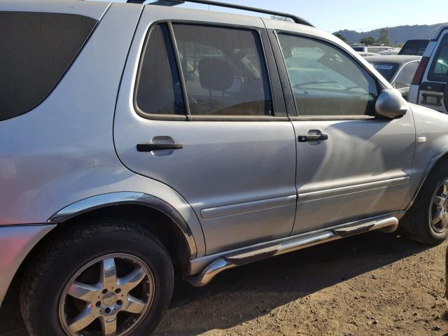 4JGAB54E3YA181288 - 2000 MERCEDES-BENZ ML 320 GRAY photo 9