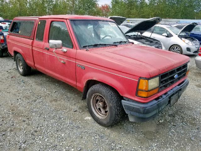 1FTCR14U7MTA19509 - 1991 FORD RANGER SUP RED photo 1