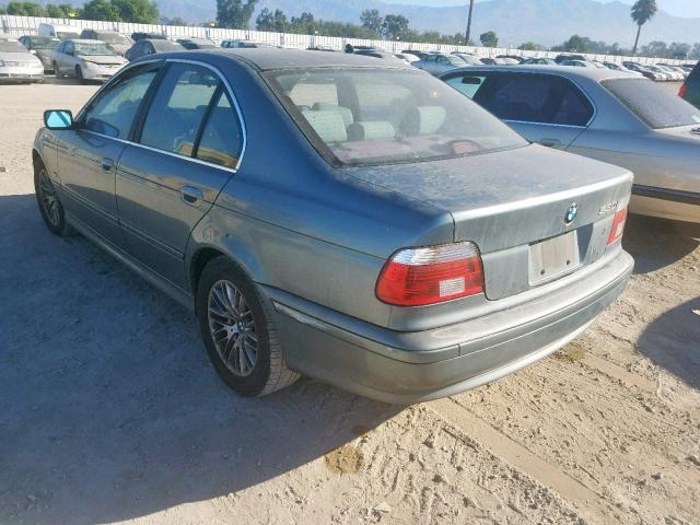 WBADT63432CH94729 - 2002 BMW 530 I AUTO GREEN photo 3