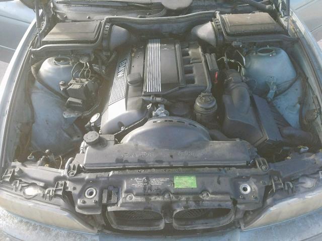 WBADT63432CH94729 - 2002 BMW 530 I AUTO GREEN photo 7