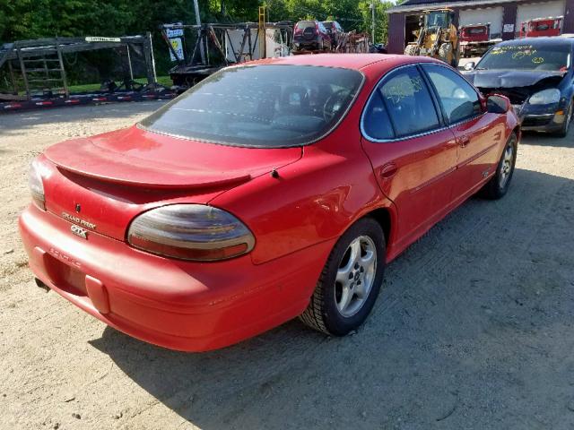 1G2WJ52K1XF210377 - 1999 PONTIAC GRAND PRIX RED photo 4