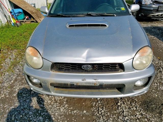 JF1GG29632G830453 - 2002 SUBARU IMPREZA WR SILVER photo 7