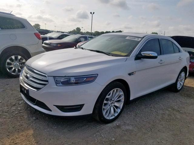 1FAHP2F84JG120468 - 2018 FORD TAURUS LIM WHITE photo 2