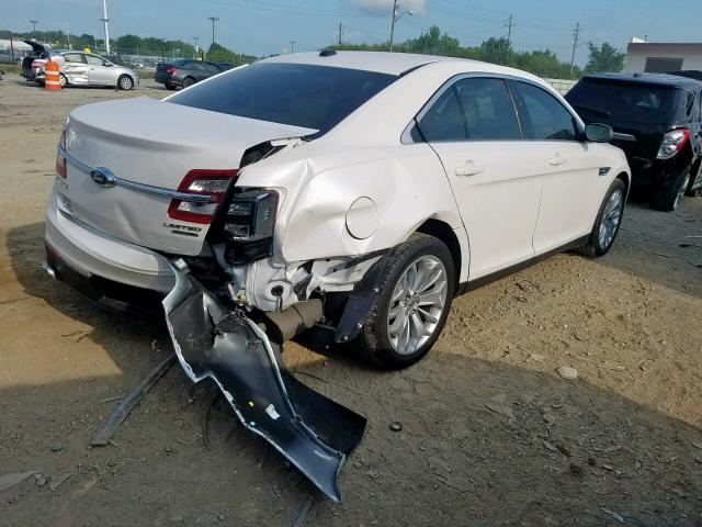 1FAHP2F84JG120468 - 2018 FORD TAURUS LIM WHITE photo 4